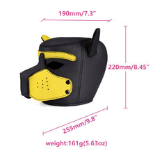 Load image into Gallery viewer, Sex Leather Cosplay Masks Puppy Role Play SM Sexy Women Girls Rubber Helmet Soft Interest Latex Dog Mask Necklace Collar Suit