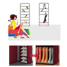 Load image into Gallery viewer, Shoe Rack Nonwoven Fabric Home Shoes Storage Organizer Easy To Install Shoe Cabinet Stand Holders Minimalist Space Saver
