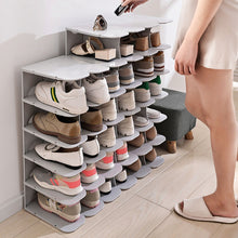 Load image into Gallery viewer, Shoe Rack Simple Household Women's Shoes Storage Multi-layer Shoe Plastic Small Shoe Cabinet Dustproof Modern
