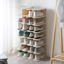 Load image into Gallery viewer, Shoe Rack Simple Household Women's Shoes Storage Multi-layer Shoe Plastic Small Shoe Cabinet Dustproof Modern