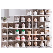 Load image into Gallery viewer, Shoe Rack Simple Household Women's Shoes Storage Multi-layer Shoe Plastic Small Shoe Cabinet Dustproof Modern