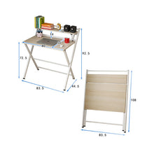 Load image into Gallery viewer, Simple Computer Desk Folding Table Study Table Free Installation Desk Home Desktop Computer Desk Small Table Student Home Desk