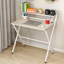 Load image into Gallery viewer, Simple Computer Desk Folding Table Study Table Free Installation Desk Home Desktop Computer Desk Small Table Student Home Desk