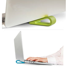 Load image into Gallery viewer, Simple Laptop Stand Adjustable Bracket Desktop Cable Organizer Computer Increased Shelf Cooling Base Pad Bracket Office Supplies