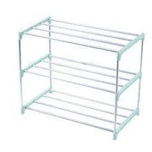 Load image into Gallery viewer, Simple Multi Layer Shoe Rack Stainless Steel Easy Assemble Storage Shoe Cabinet Shoe Rack Hanger Home Organizer Accessories