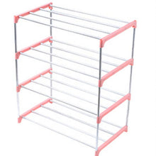 Load image into Gallery viewer, Simple Multi Layer Shoe Rack Stainless Steel Easy Assemble Storage Shoe Cabinet Shoe Rack Hanger Home Organizer Accessories