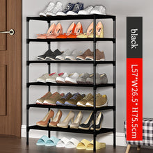 Load image into Gallery viewer, Simple Multilayer Shoe Rack Non-woven Iron Assembled Shoe Cabinet Hallway Dustproof Shoe Organizer Living Room Shelf Furntiure