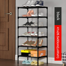 Load image into Gallery viewer, Simple Multilayer Shoe Rack Non-woven Iron Assembled Shoe Cabinet Hallway Dustproof Shoe Organizer Living Room Shelf Furntiure