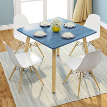 Load image into Gallery viewer, Simple Solid Wood Coffee Table Dining Table for Living Room Kitchen Dining Center Tables Modern Table 80*80cm