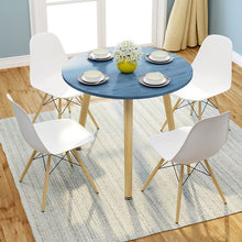 Load image into Gallery viewer, Simple Solid Wood Coffee Table Dining Table for Living Room Kitchen Dining Center Tables Modern Table 80*80cm