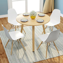 Load image into Gallery viewer, Simple Solid Wood Coffee Table Dining Table for Living Room Kitchen Dining Center Tables Modern Table 80*80cm