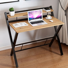 Load image into Gallery viewer, Simple home desktop computer desk Simple desk portable folding table bedside table