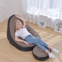 Load image into Gallery viewer, Single Simple Inflatable Sofa Leisure Nap Recliner Creative Portable Folding Lazy Sofa