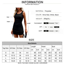 Load image into Gallery viewer, Mini robe d'été moulante sans manches pour femme, tenue Sexy de couleur unie, pour soirée et boîte de nuit, D30