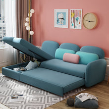 Load image into Gallery viewer, Sofa bed dual-use multi-function folding sofa Nordic ins wind size apartment living room modern sofa