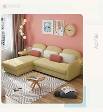 Load image into Gallery viewer, Sofa bed dual-use multi-function folding sofa Nordic ins wind size apartment living room modern sofa