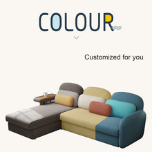 Load image into Gallery viewer, Sofa bed dual-use multi-function folding sofa Nordic ins wind size apartment living room modern sofa