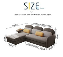 Load image into Gallery viewer, Sofa bed dual-use multi-function folding sofa Nordic ins wind size apartment living room modern sofa