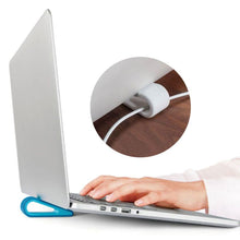 Load image into Gallery viewer, Soft Silicone Laptop Stand Adjustable Bracket Desktop Computer Increased Shelf Cooling Base Pad Support Holder for Home Office S