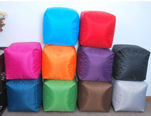 Load image into Gallery viewer, Solid Color Chair Cover Beanbag Sofas without Filler Lazy BeanBag Sofa Cover , shoes change chair