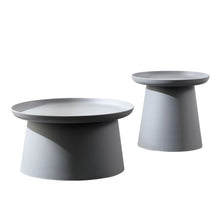 Load image into Gallery viewer, Standard Nordic round plastic living room home coffee table flower table simple small apartment coffee table
