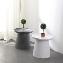 Load image into Gallery viewer, Standard Nordic round plastic living room home coffee table flower table simple small apartment coffee table