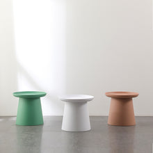 Load image into Gallery viewer, Standard Nordic round plastic living room home coffee table flower table simple small apartment coffee table