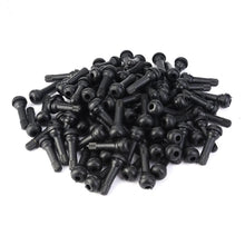 Load image into Gallery viewer, TR412/TR413/TR414 100 pcs Tire valves Car Motorcycle Universal Replacement Snap in Tire Tyre Valve Stem automobiles Rubber Alloy