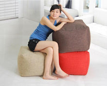 Load image into Gallery viewer, TV show bean bag relax chair, program talk beanbag footstool