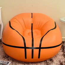 Load image into Gallery viewer, Thick PVC Inflatable Lazy Football Basketball Sofa Small Apartment Home Single Sofa