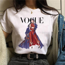 Load image into Gallery viewer, Tshirt Women 2020 Summer Harajuku kawaii Female Tshirt Vogue Print Short Sleeve Tops &amp; Tees Fashion Casual Clothing