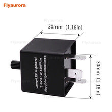 Load image into Gallery viewer, Turn Signal Indicator 12V 3Pins Adjustable LED Flasher Relay Fix Blinker Indicator CF14 Car motorcycle accessories Automobile
