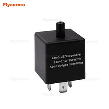 Load image into Gallery viewer, Turn Signal Indicator 12V 3Pins Adjustable LED Flasher Relay Fix Blinker Indicator CF14 Car motorcycle accessories Automobile