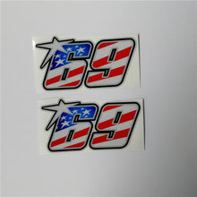 Load image into Gallery viewer, US flag Nicky Hayden No.69 sticker  motorcycle racing sticker helmet superbike motocross decal car reflective automobiles