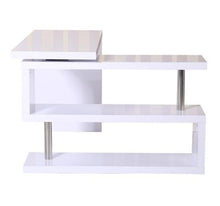 Load image into Gallery viewer, 【USA Warehouse】Rotating Office Desk and Shelf Combo – White