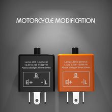 Load image into Gallery viewer, Universal 12V 3 Pin CF-14 JL-02 Motorcycle LED Flasher Blinker Relay Automobile Turn Signal Light Relay Motorcycle Switch