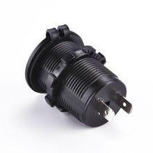 Load image into Gallery viewer, Universal 12V Automobile Motorcycle Pedestal Car Boat Motorbike Cigarette Lighter Socket Plug Outlet Waterproof