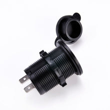 Load image into Gallery viewer, Universal 12V Automobile Motorcycle Pedestal Car Boat Motorbike Cigarette Lighter Socket Plug Outlet Waterproof