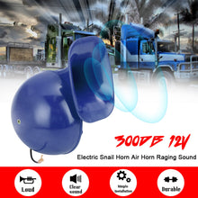 Load image into Gallery viewer, Universal 300DB Loud Car Air Horn 12V Trumpet Compressor Bocina for Trucks Car Automobiles Motorcycle Truck Boat Crane