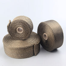 Load image into Gallery viewer, Universal Automobile Engine Parts Heat Wrap Exhaust Heat Resistant Motorcycle Non-Toxic Harmless Car Exhaust Insulating Wrap