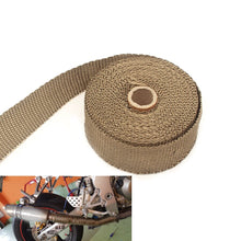 Load image into Gallery viewer, Universal Automobile Engine Parts Heat Wrap Exhaust Heat Resistant Motorcycle Non-Toxic Harmless Car Exhaust Insulating Wrap