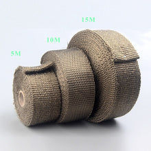 Load image into Gallery viewer, Universal Automobile Engine Parts Heat Wrap Exhaust Heat Resistant Motorcycle Non-Toxic Harmless Car Exhaust Insulating Wrap
