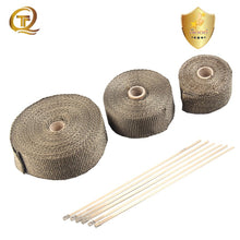Load image into Gallery viewer, Universal Automobile Engine Parts Heat Wrap Exhaust Heat Resistant Motorcycle Non-Toxic Harmless Car Exhaust Insulating Wrap