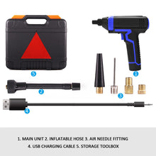 Load image into Gallery viewer, Universal Bicycles Motorcycle Car Wheel Tire Wireless Inflator Pump Car Tyre Automobile Inflatable Pump Car Tires Inflator Pump