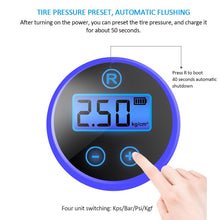 Load image into Gallery viewer, Universal Bicycles Motorcycle Car Wheel Tire Wireless Inflator Pump Car Tyre Automobile Inflatable Pump Car Tires Inflator Pump