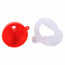 Load image into Gallery viewer, Universal Car Motorcycle Truck Vehicle Plastic Filling Funnel with Soft Pipe Spout Pour Oil Tool Automobile Funnel Tools