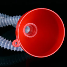 Load image into Gallery viewer, Universal Car Motorcycle Truck Vehicle Plastic Filling Funnel with Soft Pipe Spout Pour Oil Tool Automobile Funnel Tools
