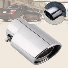 Load image into Gallery viewer, Universal Car Rear Round Exhaust Pipe Tail Muffler Tip Chrome Stainless Steel Automobile Replacement motorcycle exhaust heat