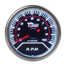 Load image into Gallery viewer, Universal Car Tachometer 52mm 0 -10000RPM Auto Vehicle White LED Tacho Gauge Meter RPM for Car Motorcycle Boat Automobile engine