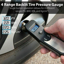 Load image into Gallery viewer, Universal Car Tyre Pressure Gauge Tester Digital LCD Measurement Automobiles Motorcycle Bike Van Instrument Tool